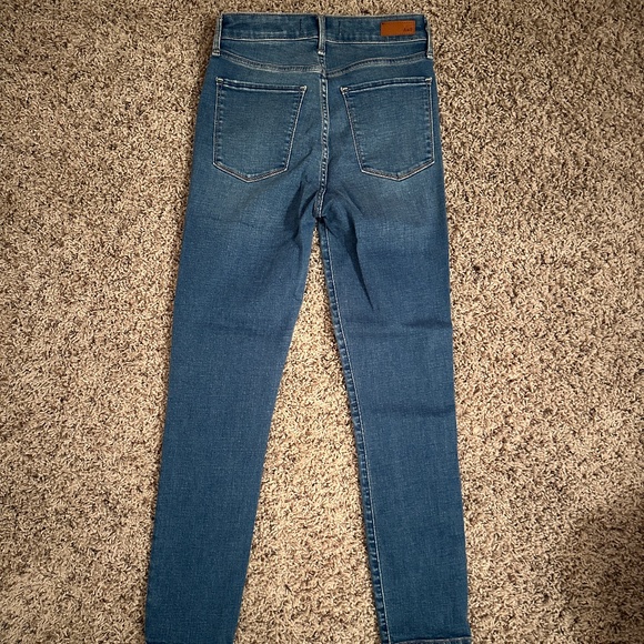 Abercrombie & Fitch High Rise Super Skinny Ankle Jeans Medium Wash Size 27 Short - Picture 5 of 7